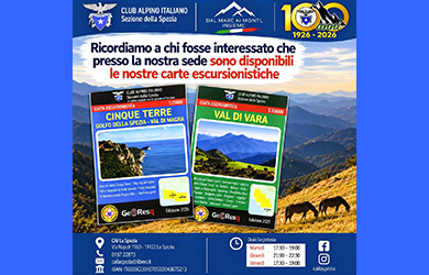 Carte escursionistiche CAI La Spezia