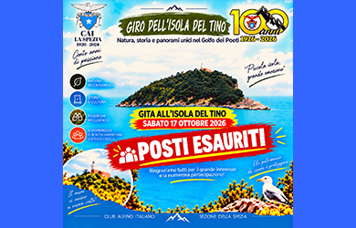 Visita isola Tino CAI La Spezia