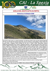 Anello del Monte Zatta da Reppia